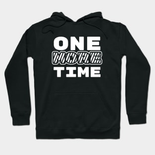 one more time | white Hoodie